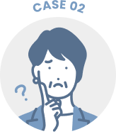 疑問を持つ女性のイラストアイコン